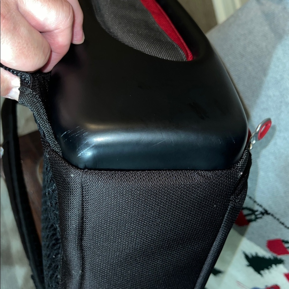Tumi Black and Red Backpack - Picture 6 of 8